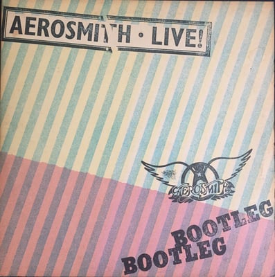 Aerosmith - Live! Bootleg (Columbia, PC2 35564) • 2xLP • Santa Maria Press, Gatefold • G/G • US