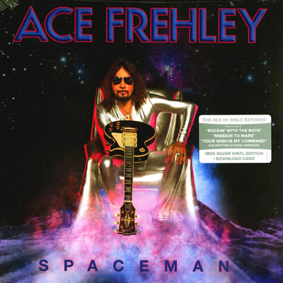 Ace Frehley - Spaceman (eOne, EOM-LP-46034) • LP • Silver 180-Gram • NM/NM • Limited Edition • US