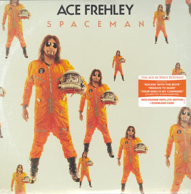 Ace Frehley - Spaceman (eOne, EOM-LP-46059) • LP • Orange • NM/NM • Limited Edition • US & Canada