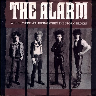 The Alarm - Where Were You Hiding When The Storm Broke? (I.R.S. Records, IRSX 101) • 12" • NM/NM • UK