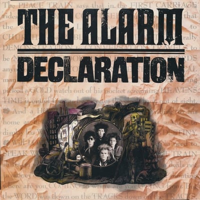 The Alarm - Declaration (I.R.S. Records, SP 70608) • LP • (C) Monarch Pressing • G/VG • Reissue • US