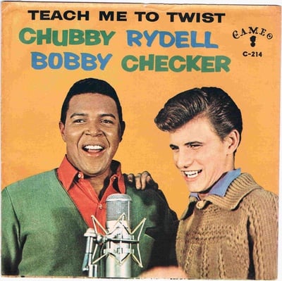 Bobby Rydell , Chubby Checker - Teach Me To Twist (Cameo, C-214) • 7"