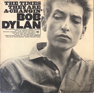 Bob Dylan - The Times They Are A-Changin' (Columbia, CL 2105) • LP • Terre Haute Pressing