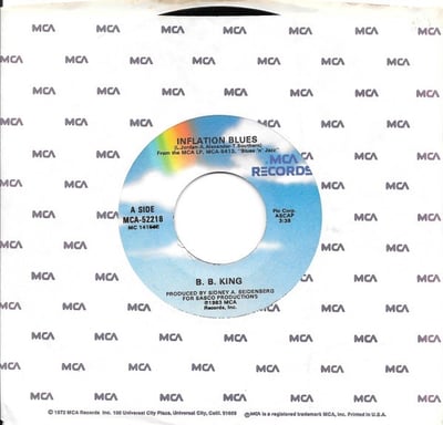 B.B. King - Inflation Blues (MCA Records, 52218) • 7"