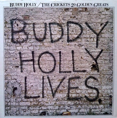 Buddy Holly / The Crickets - 20 Golden Greats (MCA Records, MCA-3040) • LP • Pinckneyville Pressing • Repress
