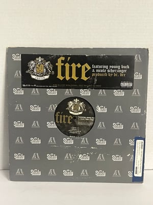 50 Cent feat. Young Buck & Nicole Scherzinger - Fire (Shady Records, INTR-12326-1) • 12" • Promo