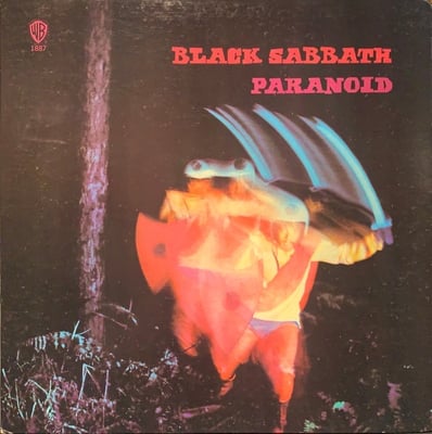 Black Sabbath - Paranoid (Warner Bros. Records, 1887) • LP • Terre Haute Pressing