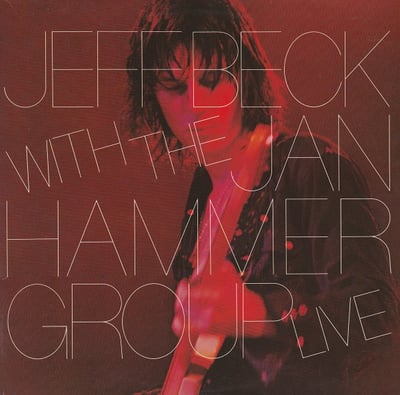 Jeff Beck With The Jan Hammer Group - Live (Epic, PE 34433) • LP • Reissue