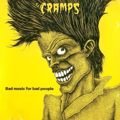 The Cramps - Bad Music For Bad People (I.R.S. Records, SP 70042) • LP • Orange • Reissue