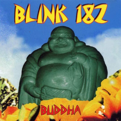 Blink-182 - Buddha (Kung Fu Records, 78765-1) • LP • Clear Translucent, Blue/Yellow Splatter • Remastered, Reissue