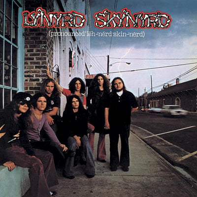Lynyrd Skynyrd - (Pronounced 'Lĕh-'nérd 'Skin-'nérd) (MCA Records, MCA-363) • LP • Pinckneyville Press • Reissue