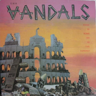 The Vandals - When In Rome Do As The Vandals (National Trust Records, NT884) • LP • Rainbo Pressing