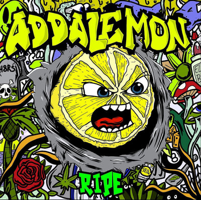 Addalemon - Ripe (Not On Label, none) • LP • Yellow Green Splatter • Limited Edition, Reissue