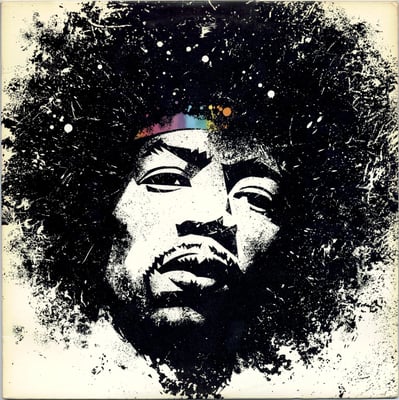 Jimi Hendrix - Kiss The Sky (Reprise Records, W1-25119) • LP • Club Edition