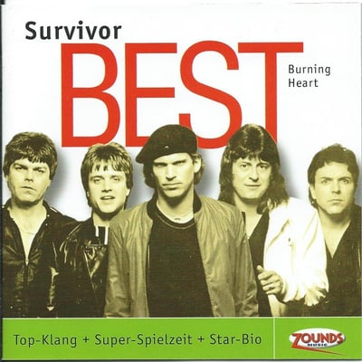 Survivor - Burning Heart (Scotti Bros. Records, ZS4 05663) • 7" • Pitman Pressing