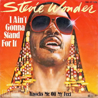 Stevie Wonder - I Ain't Gonna Stand For It (Tamla, T 54320F) • 7"