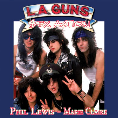L.A. Guns - Sex Action (Vertigo, PRO 576-1) • 12" • Promo