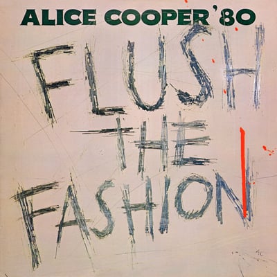 Alice Cooper - Flush The Fashion (Warner Bros. Records, BSK 3436) • LP • Club Edition