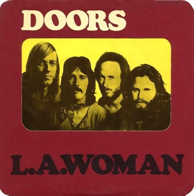 The Doors - L.A. Woman (Elektra, EKS-75011) • LP • 1st press • NM/NM • CTH pressing in shrink with hype sticker