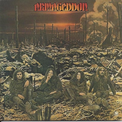 Armageddon - Armageddon (A&M Records, SP-4513) • LP • Terre Haute Pressing, Irving Music Copyright Innersleeve