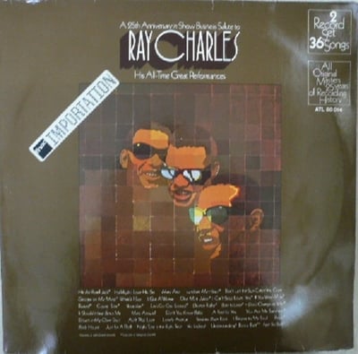 Ray Charles - A 25th Anniversary In Show Business Salute To Ray Charles (ABC Records, ABCH-731) • 2xLP