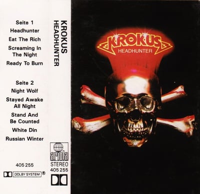 Krokus - Headhunter (Arista, AL8-8005) • LP • Indianapolis Pressing