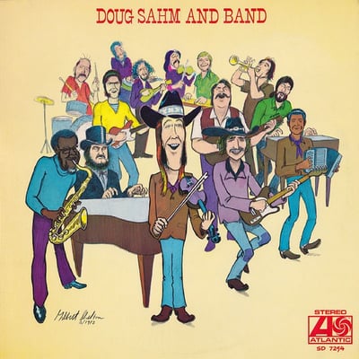 Doug Sahm & Band - Doug Sahm And Band (Atlantic, SD 7254) • LP • PR - Presswell Pressing
