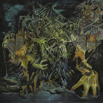 King Gizzard And The Lizard Wizard - Murder Of The Universe (ATO Records, ATO0400) • LP • Green w/ Green & Yellow Splatter [Vomit Splatter]