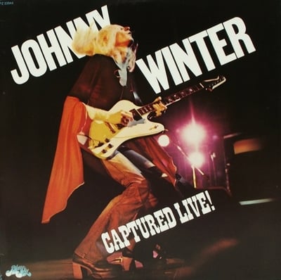 Johnny Winter - Captured Live! (Blue Sky, PZ 33944) • LP • Terre Haute Press