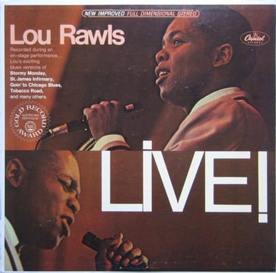 Lou Rawls - Live! (Capitol Records, ST 2459) • LP • Reissue