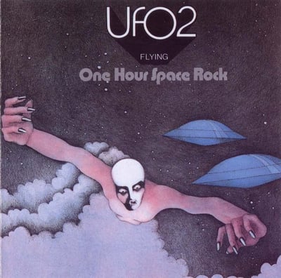 UFO - UFO 2 - Flying - One Hour Space Rock (Decca, SLK 16 726-P) • LP • Gatefold