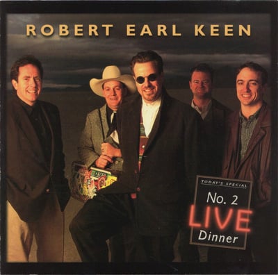 Robert Earl Keen - No. 2 Live Dinner (Dualtone, 803020184213) • 2xLP • Salmon