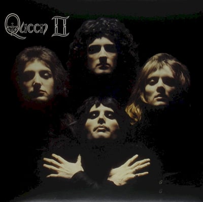 Queen - Queen II (Elektra, EKS-75082) • LP • Gatefold, Santa Maria Pressing