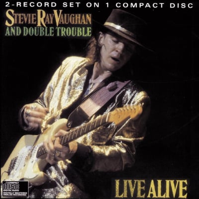 Stevie Ray Vaughan & Double Trouble - Live Alive (Epic, E2 40511) • 2xLP • Gatefold, Carrollton Press