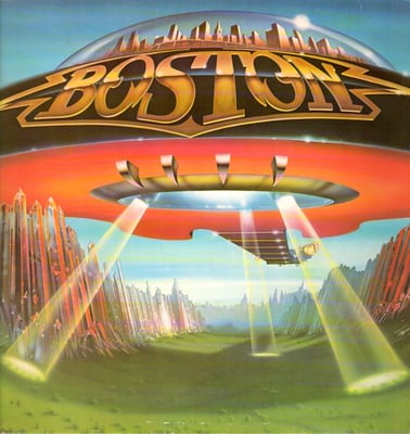 Boston - Don't Look Back (Epic, FE 35050) • LP • Carrollton Pressing • Reissue