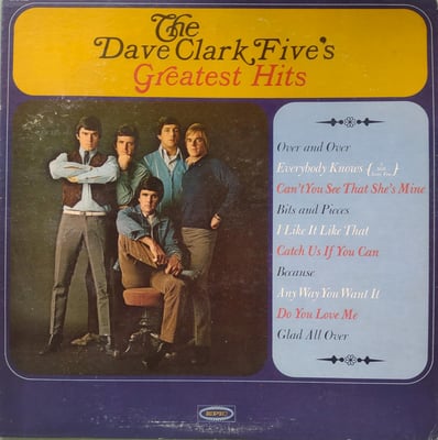 The Dave Clark Five - The Dave Clark Five's Greatest Hits (Epic, LN 24185) • LP