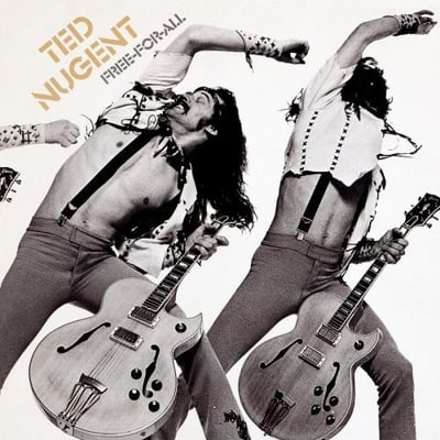Ted Nugent - Free-For-All (Epic, PE 34121) • LP • Terre Haute Pressing, Gatefold