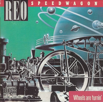 REO Speedwagon - Wheels Are Turnin' (Epic, QE 39593) • LP • Carrollton Pressing