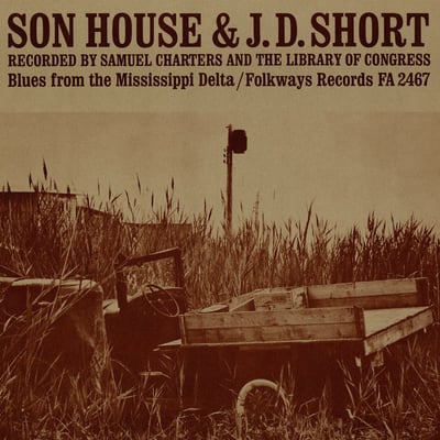 Son House / J. D. Short - Delta Blues (Folkways Records, FTS 31028) • LP • Reissue