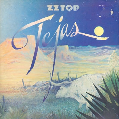 ZZ Top - Tejas (London Records, PS 680) • LP • Waddell Pressing, Roll-fold Cover