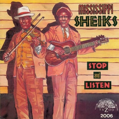 Mississippi Sheiks - Stop And Listen (Mamlish, S-3804) • LP