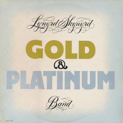 Lynyrd Skynyrd - Gold & Platinum (MCA Records, MCA2-11008) • 2xLP • Embossed Gatefold, Gloversville Pressing