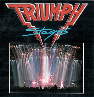 Triumph - Stages (MCA Records, MCA2-8020) • 2xLP • Gatefold Sleeve