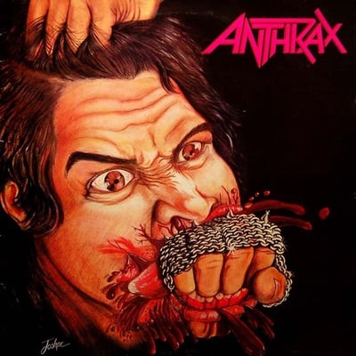 Anthrax - Fistful Of Metal (Megaforce Records, 020286233763) • LP • Silver & Black Marble • Limited Edition, Reissue