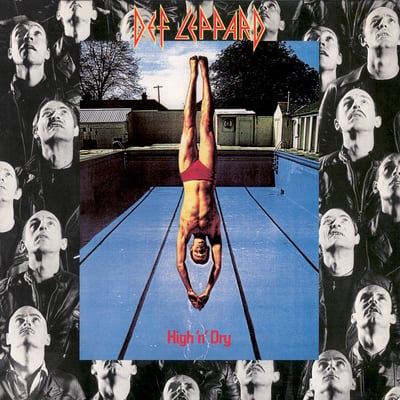Def Leppard - High 'N' Dry (Mercury, 818 836-1 M-1) • LP • Club Edition, Reissue