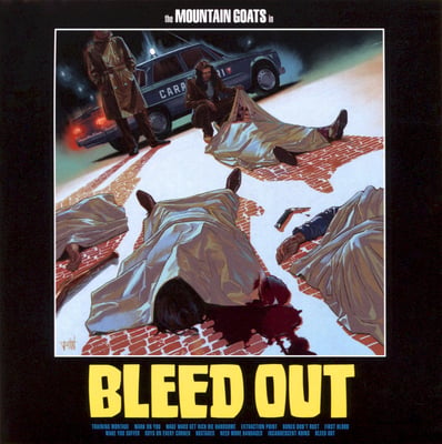 The Mountain Goats - Bleed Out (Merge Records, MRG799) • 2xLP • Yellow [Tuscan Yellow] • Limited Edition