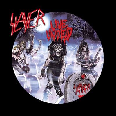 Slayer - Live Undead (Metal Blade Records, 3984-15789-1) • 12" • Grey Marbled • Reissue, Remastered