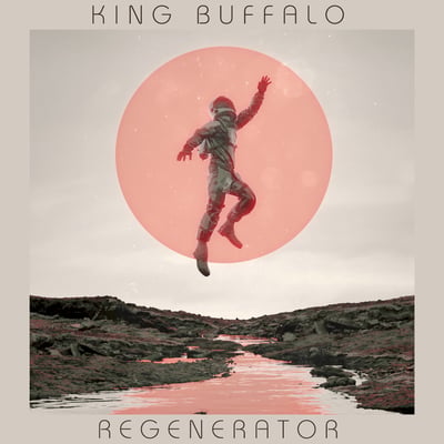 King Buffalo - Regenerator (Not On Label (King Buffalo Self-released), none) • LP • Milky White with Black and Pink Splatter • Limited Edition, Repress