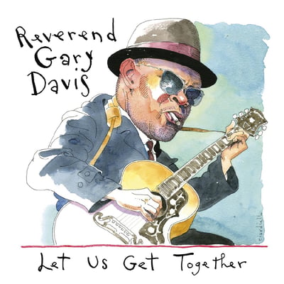 Rev. Gary Davis And Pink Anderson - Gospel, Blues And Street Songs (Original Blues Classics, OBC-524) • LP • Reissue, Remastered