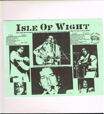 Bob Dylan - Isle Of Wight (Piece Records, none) • LP